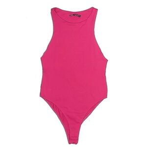 Zara high neck pink bodysuit